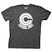 Dragon Ball Z Capsule Corp. Men's Tee-Heather Charcoal (X-Large)