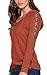 Angashion Women's Bandage Long Sleeve V-Neck Pullover Hoodie Top Shirt Blouse