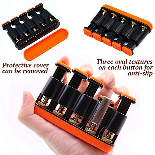 Finger Strengthener,Guitar Beginner Exercier,Finger trainer,Hand Grip Strength Trainer for Athletes,Musicians & Physical Therapy - Thumbnail 6