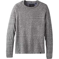 prAna Kaola Crew Grey Heather LG