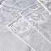 ColorBird Scroll Damask Jacquard Tablecloth Polyester Fabric Water Resistant Spillproof Table Cover for Kitchen Dinning Wedding Banquet Party Tabletop Use (Round, 90 Inch, White)