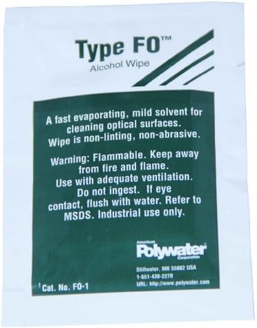 Polywater Type FO Alcohol Prep Wipe (Box of 50 Wipes)