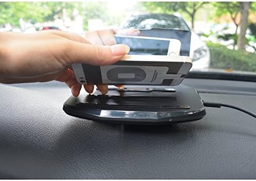 FOTC Qi Standard wireless charger(sender and receiver) and Universal Car GPS HUD Head Up Display Holder For Android samsung huawei LG Smart Mobile Phone Car Navigation (max 5.5 inch)