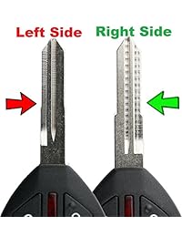 KeylessOption - Carcasa para llave de coche, sin llave, sin corte, para reparación de la cubierta exterior