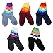 Deer Mum Men's Fashionable Colorful Soft Cotton Socks (5 Pack) (set1)