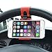 KingMas Multi-Functional Mobile Phone Holder/Mount/Clip/Buckle Socket Hands Free on Car Steering Wheel for iPhone, PDA and Smart Cellphones