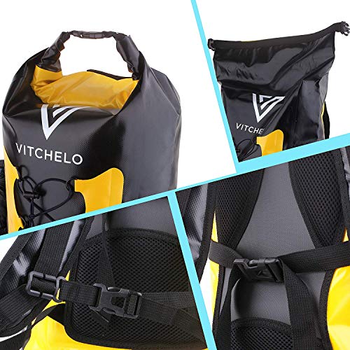 Vitchelo 30L Waterproof Dry Bag Backpack Floating Storage Bag