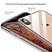 RANVOO Clear iPhone Xs Max Case, Soft Silicone Cover with Gold Electroplated Bumper Thin Slim Fit Case for iPhone Xs Max 6.5 Inch (2018), Gold