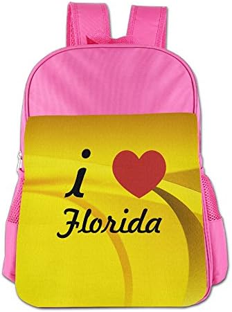 I Love Florida Pink Coolschool Backpack Shoulder Bag For Child