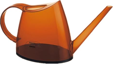 Amazon Suily おしゃれ ジョウロ スプレー ポット インテリア 園芸 家庭用 ガーデニング 散水 水やり ウォータリングポット 水差し 植物透明 アンティーク オレンジ じょうろ