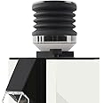 Single Dose Hopper Compatible with Eureka Mignon Espresso Coffee Grinder Silicone Bellow for Blow Out Residual Coffee Grounds (Transparent Adapter)