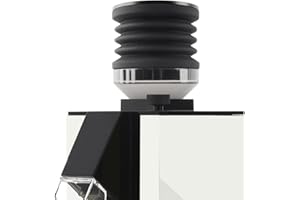 CAFEMASY Single Dose Hopper Compatible with Eureka Mignon Espresso Coffee Grinder Silicone Bellow for Blow Out Residual Coffee Grounds (Transparent Adapter)