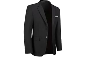 FXZPIODI Mens Suit Jackets Casual Two Button Slim Fit Blazers Suit Separates Coat Sport Coats with Pockets for Wedding Prom Party