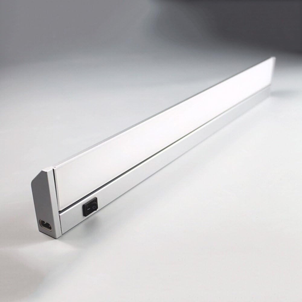 popa- Bath Mirror Lamps Mirror Front Lamp, LED Mirror Front Light, Free Punchable Stickable Headlamp, Toilet Toilet Mirror Light, Desk Reading Eye Light With Switch With Plug Bathroom Lighting ( Color : White-5w351*78*27mm )