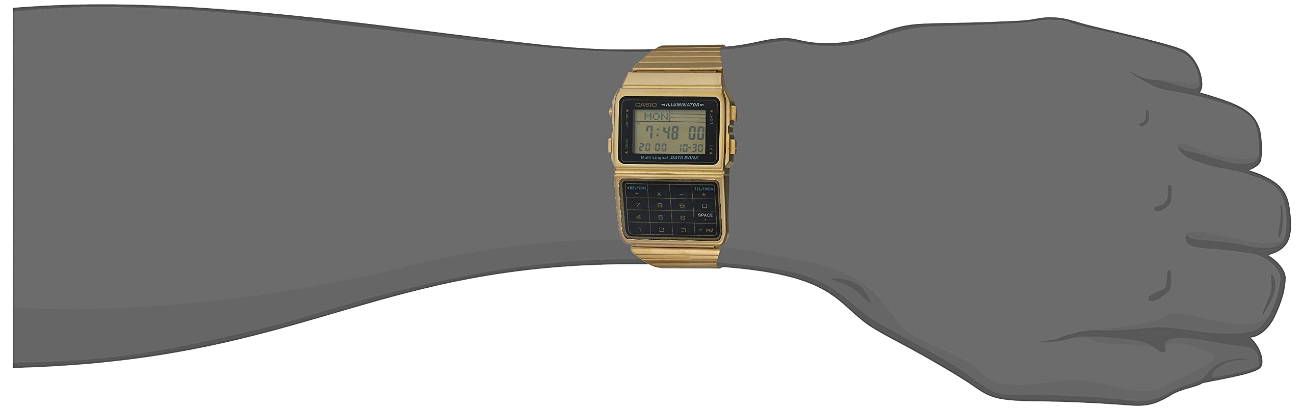 Casio Memory Calculator Databank Watch
