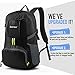 Gonex 35L Lightweight Packable Backpack Handy Foldable Shoulder Bag Daypack (Black-1)