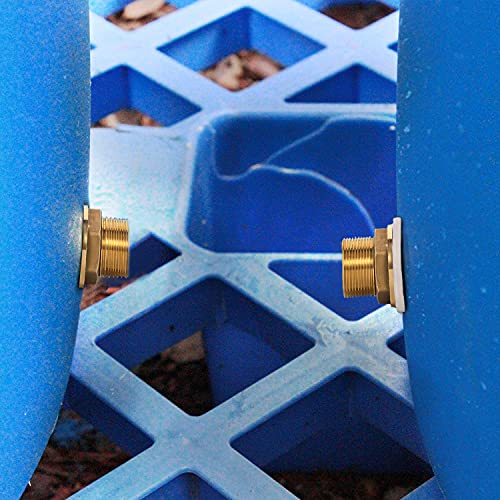 WADEO Rain Barrel Connector Kit Pack of 2, Rain Barrel Linking Kit