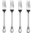 Gourmet Settings (GS) Twist 8 1/4" Dinner Fork (Set of Four)