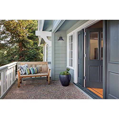 6204400 Watts Creek Wall Lantern, Textured Black Finish on Steel