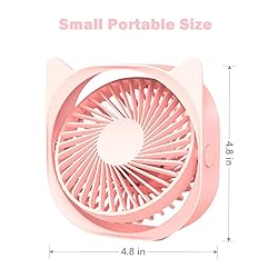 USB Desk Fans Small Quiet - Mini Cute Desk Fan USB