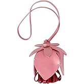 Yzikema Leather Leaf Flower Keychain, Boho Accessories Cute Keychains For Women Wallet Bag Purse Ring Pendant Charms
