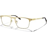 OLIEYE Square Reading Glasses For Men Women O2281 - Blue Light Blocking | Spring Hinge | Alloy Material | Scratch-Resistant Resin Lens | Adjustable Nose Pads Custom Fit | Ideal for Computer, Reading