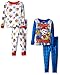 Nickelodeon Little Boys' Toddler Paw Patrol Toddler 4-Piece Pajama Set, Blue, 2T