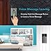 Wireless Doorbell Kit- Wireless Door Chime w/Voice Message Function, Stylish Wireless Chime kit with Up to 1000Ft Operating Range, LED Indicator, Multiple Chimes, Volume Adjustable for Home, Office