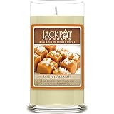Salted Caramel Candle with Ring Inside (Surprise Jewelry Valued at $15 to $5,000) Ring Size 7