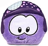 Disney Club Penguin 4 Inch Series 11 Plush Puffle Purple with Disco Ball Helm...
