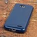 MPERO [Flex S] LG Optimus L90 Case, Slim Fit Protective Flexible Shell Cover, Blue