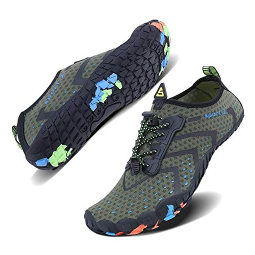 WXDZ Men Women Water Sports Shoes Quick Dry Barefoot Aqua Socks Swim Shoes for Pool Beach Walking Running