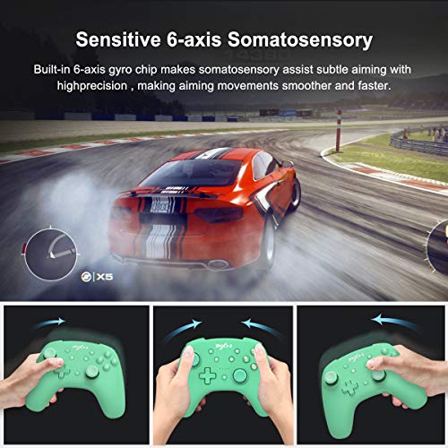 Switch Pro Controller Alternative Wireless - Green/Blue Gamepad