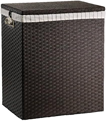 Dark Brown Weave Large wicker basket 