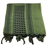 C4T Industries Military Shemagh Tactical Arab Keffiyeh Coalition Desert Scarf Wrap - 100% Cotton - 42