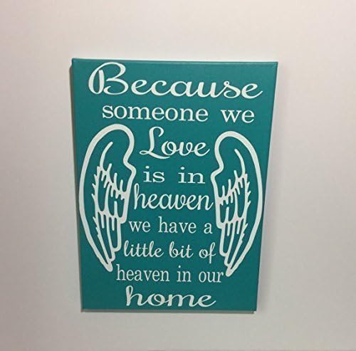 Painted canvas sign - memorial gift