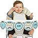 Big Dot of Happiness Dashing Little Man Mustache Party 1rst Birthday Highchair Decor - I Am One First High Chair Banner
