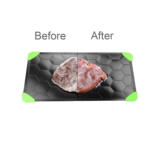 Bandeja de descongelación rápida descongelación Aluminio, carne ...