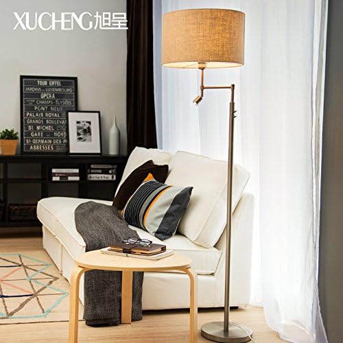 SAEJJ-Simple modern standing floor lamp floor lamp living room bedroom bedside Nordic creative floor lamp , white [Energy Class A++]