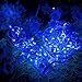 Twinkle Star 2 Pack Christmas Blue Fairy Lights Battery Operated, Total 66 ft 200 Led String Lights Remote Control Timer Twinkle String Lights 8 Modes Firefly Lights for Garden Party Indoor Decor