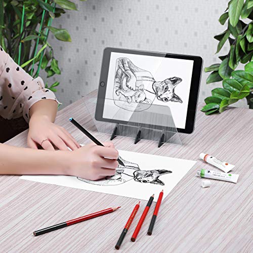 Sketch Wizard Optical Drawing Board, BHY Optical Tracing Board Copy Pad Panel Crafts Anime Painting Art, Drawing Sketching Tool for Zero-Based Mould Toy Gift for Students Adults Artists Beginners