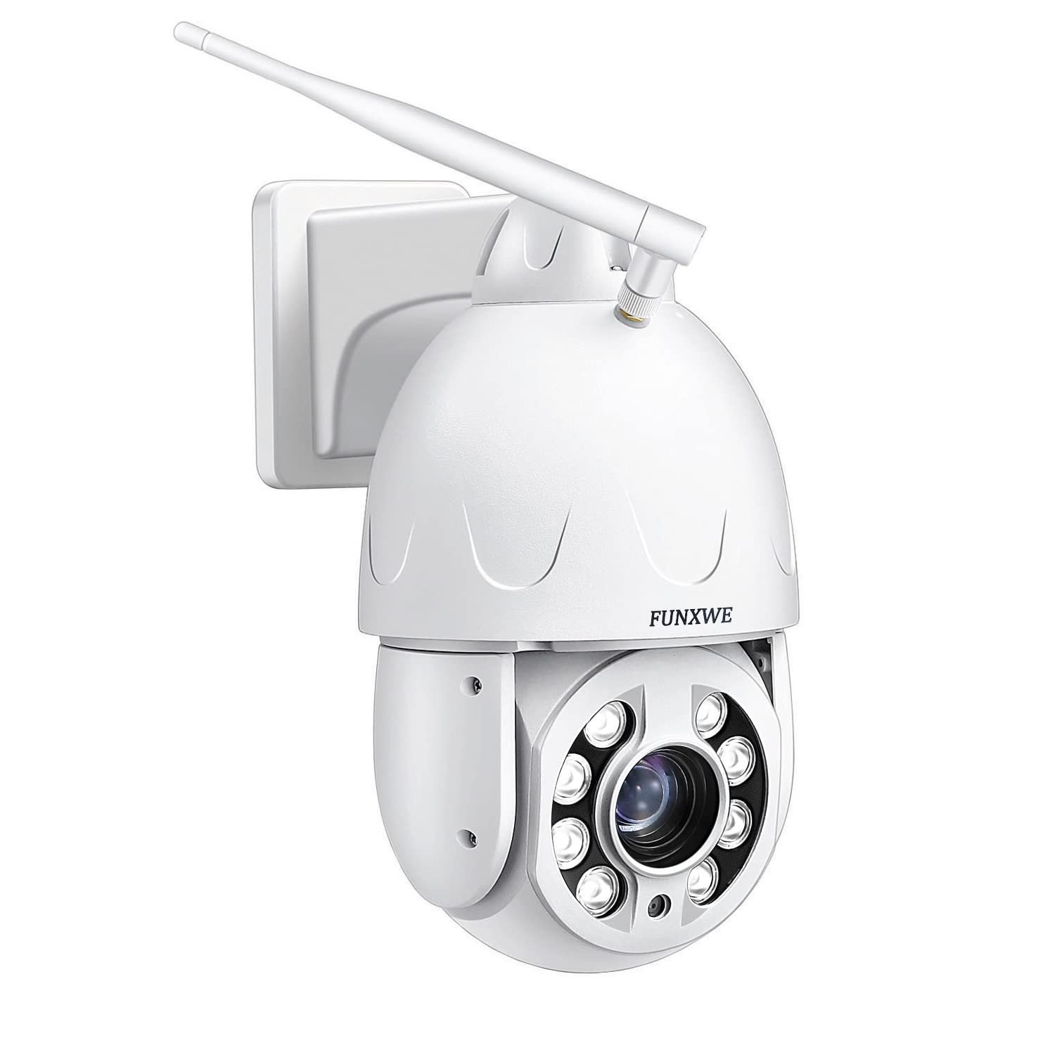 Photo 1 of funxwe 8MP 4K 30X Optical Zoom Wireless IP Camera, 2.4GHz 5GHz Dual WiFi Speed Dome Security PTZ Camera, Motion Auto Tracking Outdoor Color Night Vision