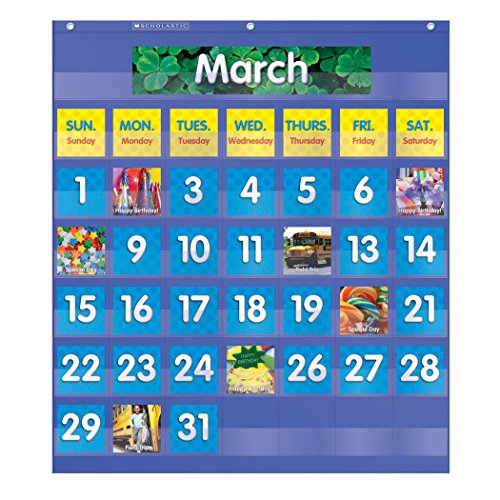 Monthly Calendar Pocket Chart