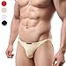 Sunward Men's Solid Fashion Brief Men Ultra-Thin Breathable Briefs Sexy Underwear