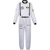 frawirshau Astronaut Costume Adult Outspace Costume Mens Astronaut Costume Space Suit Halloween Costume Men