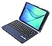 IVSO Galaxy Tab A 9.7 Keyboard case - Ultra-Thin DETACHABLE Bluetooth Keyboard Stand Case / Cover for SamSung Galaxy Tab A SM-T550NZWAXAR 9.7-inch Tablet (Blue)