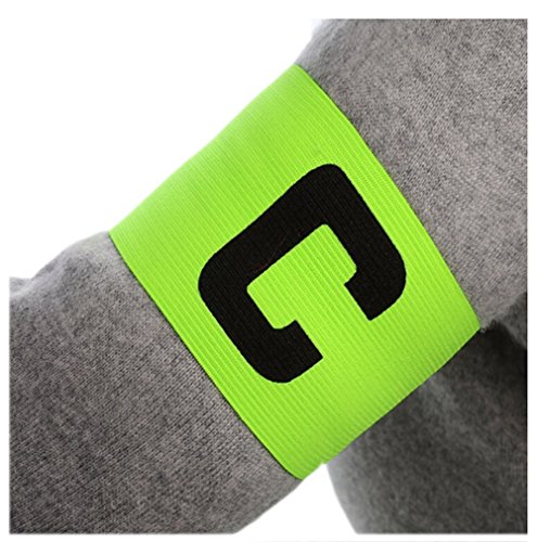 Ancefine Elastic Adult Youth Soccer Captain Armband,6-Pack (Mix Color)
