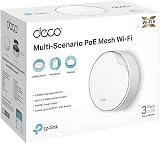 TP-Link Deco X50-PoE Wi-Fi 6 Mesh System 3 Pack AX3000 PoE 2.5Gbps 600m² White view 7