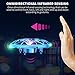 VENAS Flying Ball Toy Drones, Hand-Controlled Drone Quadcopter Flying Toys Interactive Infrared Induction Helicopter Ball with 360°Rotating and Flashing LED Lights for Boys and Girls Kids Gifts