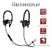 Bluetooth Headphones, JUHALL Wireless Waterproof Built-In Microphone In Ear Lightweight Sports Earphones for Running, Gym, Workout